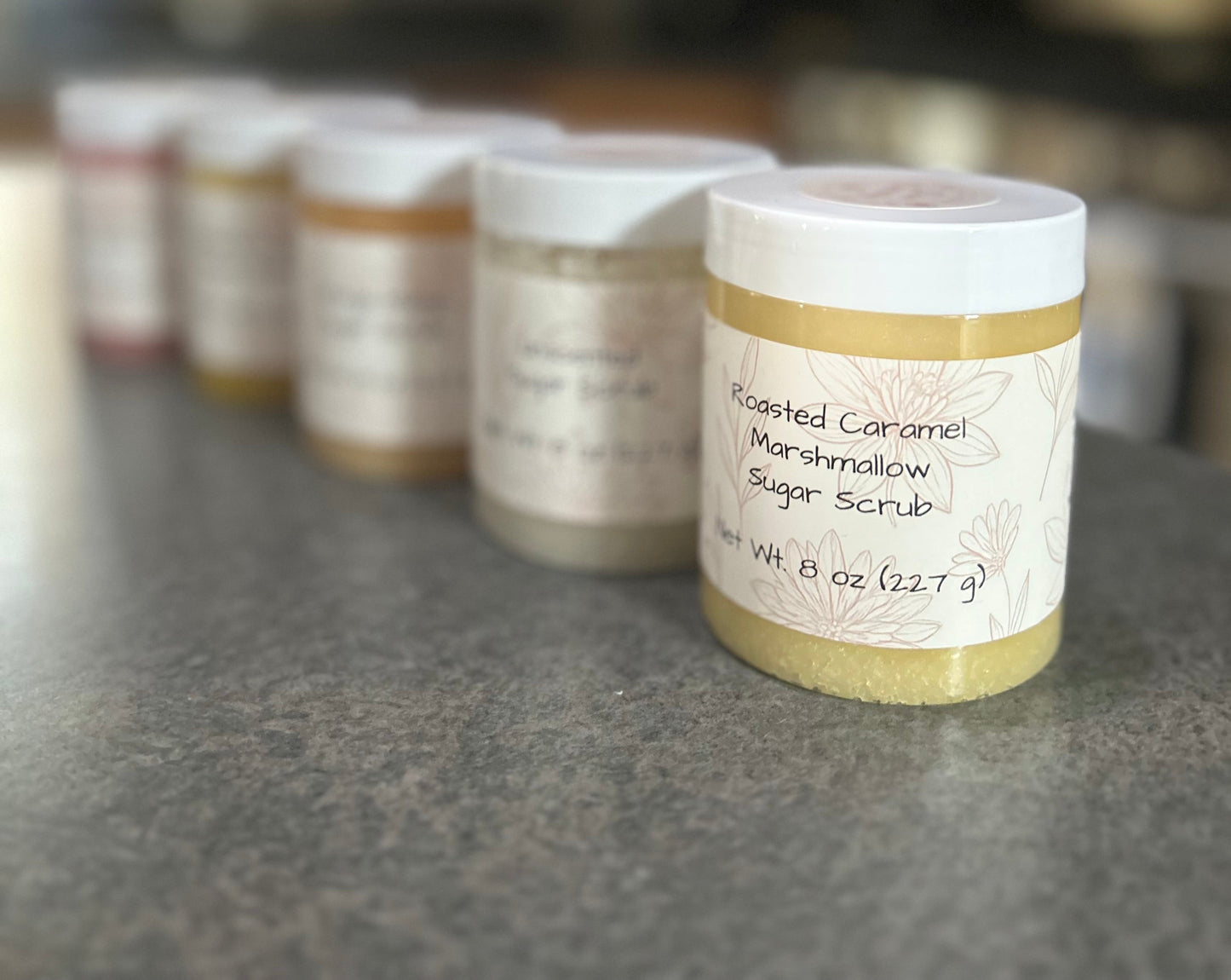Roasted Caramel Marshmallow Sugar Scrub 8 oz