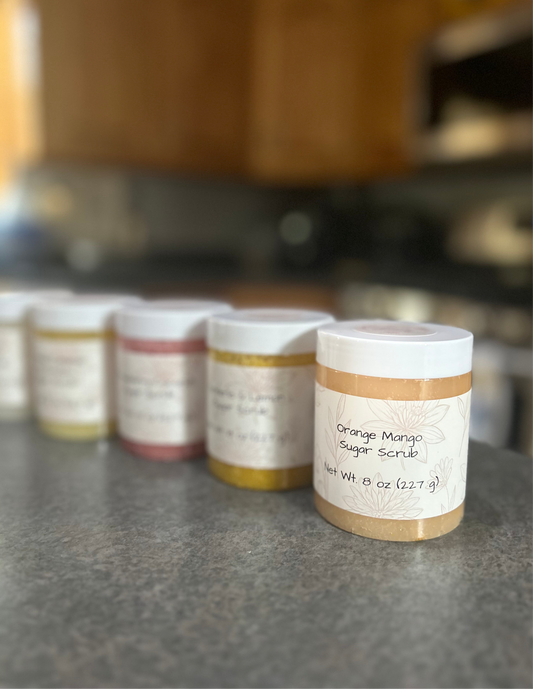 Orange Mango Sugar Scrub 8 oz