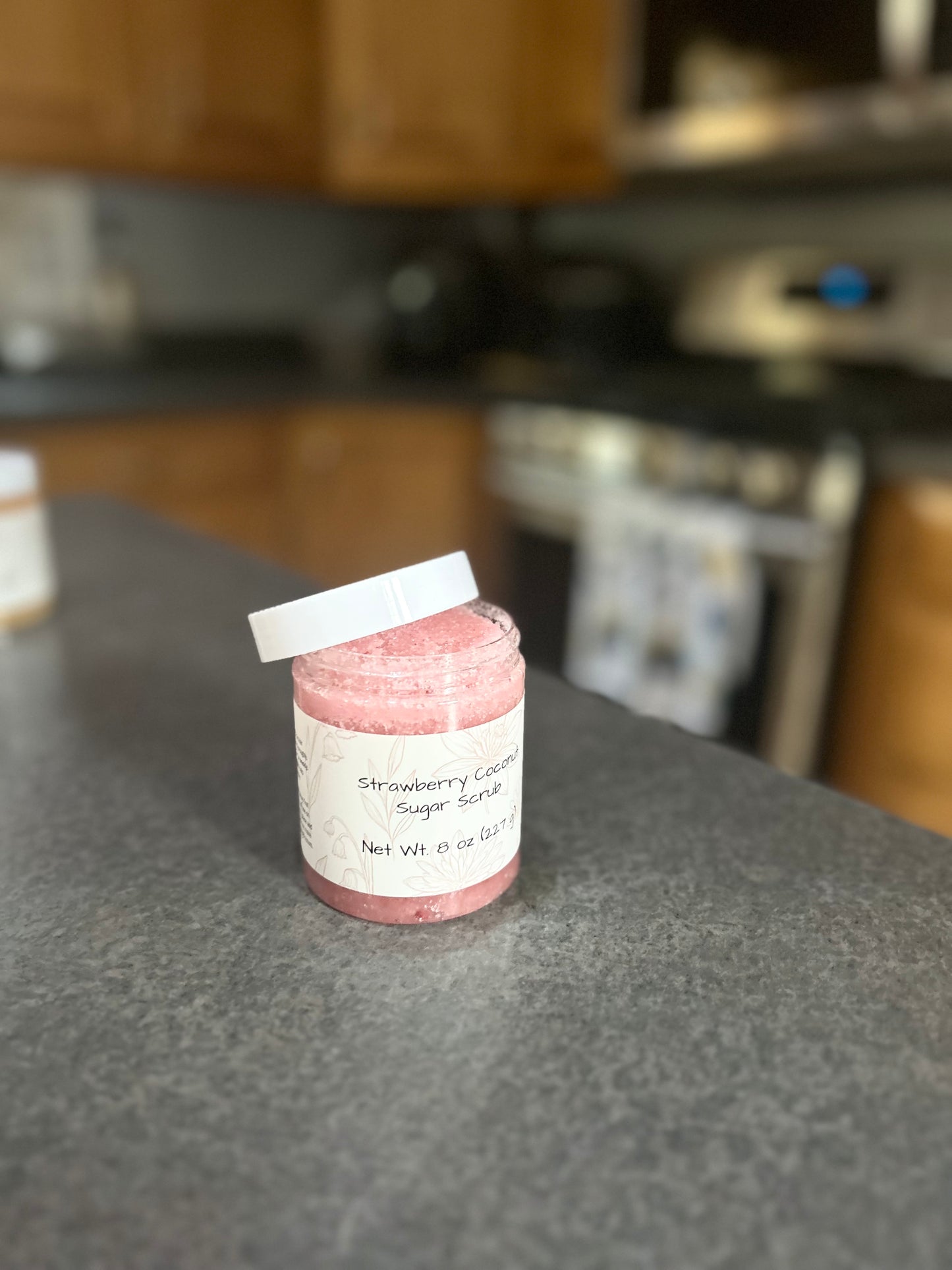 Strawberry Coconut Sugar Scrub 8 oz